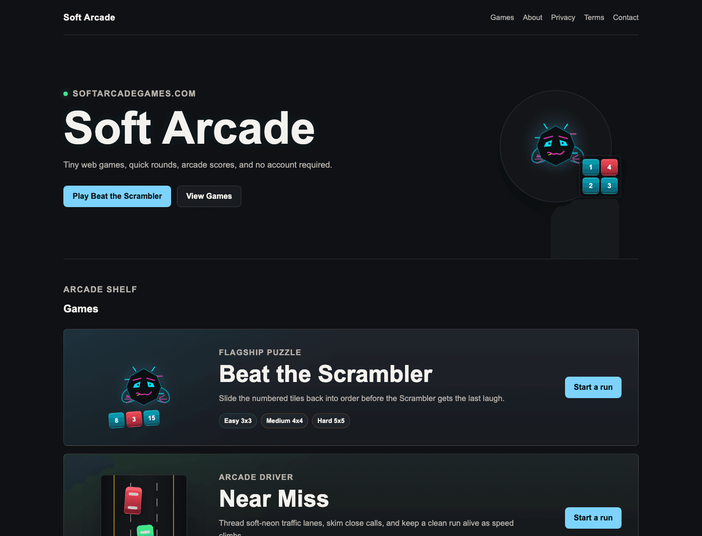 Soft Arcade Games screenshot
